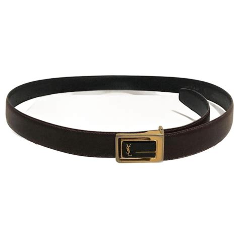 ceinture yves saint laurent marron|Saint Laurent .